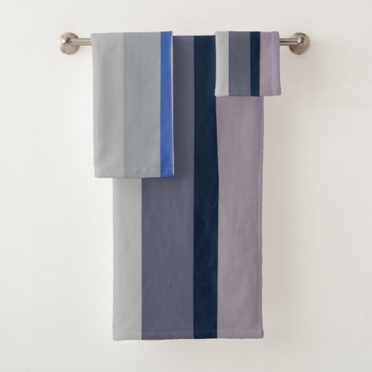 Rayures ondulées violettes et bleues (En situation)