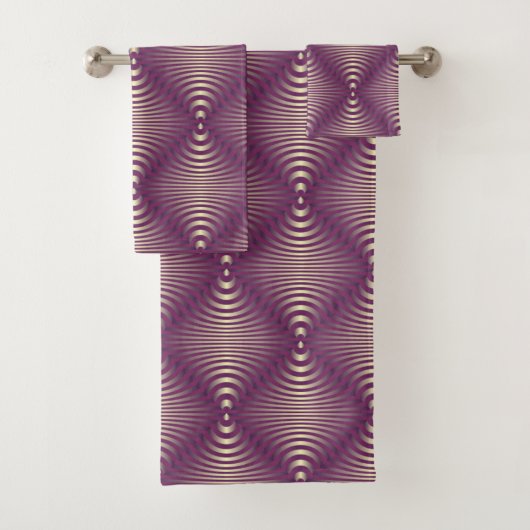 Rayures optiques violettes (En situation)