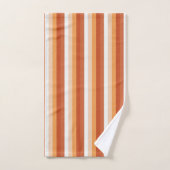 Rayures orange (Serviette à main)