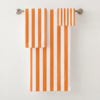 Rayures oranges et blanches verticales