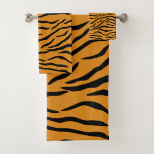 Rayures oranges et noires de tigre