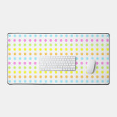 Rayures pointillées modernes sur fond blanc (Clavier et souris)