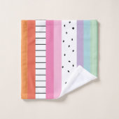 Rayures Pop Whimsical (Gant de toilette)