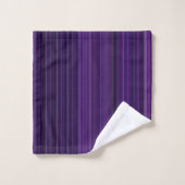 Rayures pourpres (Gant de toilette)
