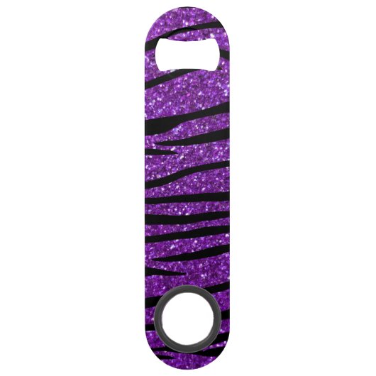 Rayures pourpres de zèbre de parties scintillantes (Devant)