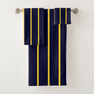 Rayures profondes bleu et jaune