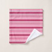 Rayures roses (Gant de toilette)