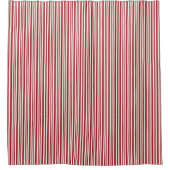 rayures rouges 2 rideau de douche (Devant)