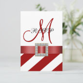 Rayures rouges, Ruban, Réponse initiale au mariage (Debout devant)