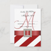 Rayures rouges, Ruban, Réponse initiale au mariage (Dos)