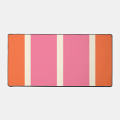 Rayures Simples en Rose, Orange et Crème (Recto)