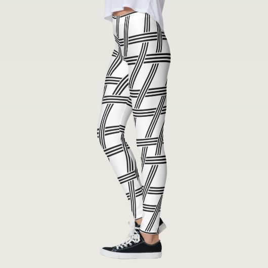 rayures tisser leggings (Gauche)