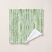 Rayures Vertes (Gant de toilette)