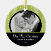 Rayures vertes et noires de premier ornement de (Devant)