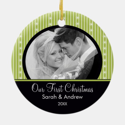 Rayures vertes et noires de premier ornement de (Dos)