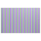Rayures vertes pourpres rayées du tissu | de motif (Yard)