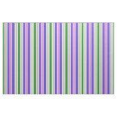 Rayures vertes pourpres rayées du tissu | de motif (Fat Quarter)