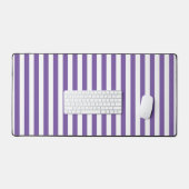 Rayures verticales classiques violettes et blanche (Clavier et souris)