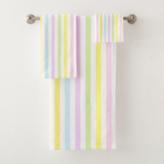 Rayures verticales en couleurs pastel clair (En situation)