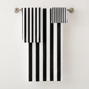 Rayures verticales noires et blanches