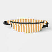 Rayures verticales orange vif et blanc - esthétiqu (Recto)