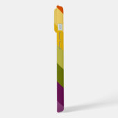 RAYURES VIOLET VERT ORANGE JAUNE (Côté gauche)
