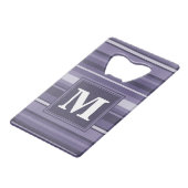 Rayures violettes de cuir monogramme (Devant Angle)