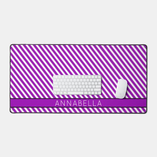 Rayures violettes modernes (Clavier et souris)