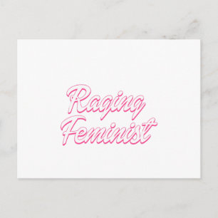 Razende Feministische Pop Feestdagenkaart