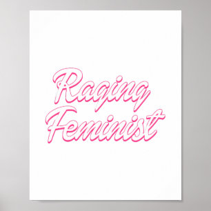 Razende feministische pop poster