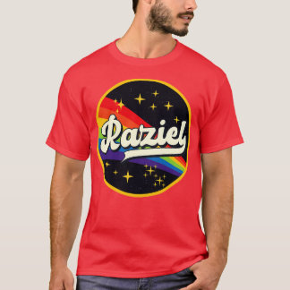 Raziel regenboog in ruimte stijl t-shirt