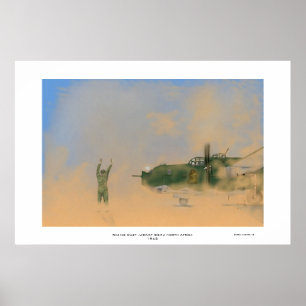 Razing Dust B24J Liberator Noord-Afrika 1943 Poster