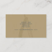 Razor Barber Navy Visitekaartje (Achterkant)