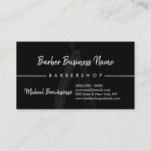 Razor Barber shop Mannen Coiffure Hairdresser Visitekaartje