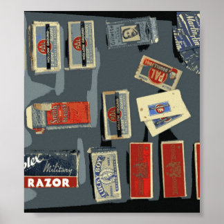  Razor Blade Brands Poster