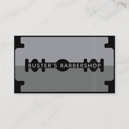 Razor Blade Visitekaartje (Voorkant)