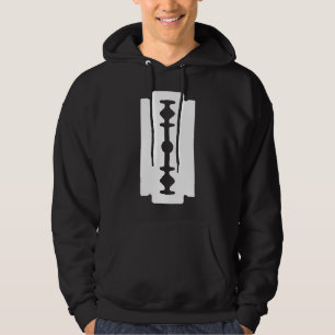 Razor Blade - Wit op donker Hoodie
