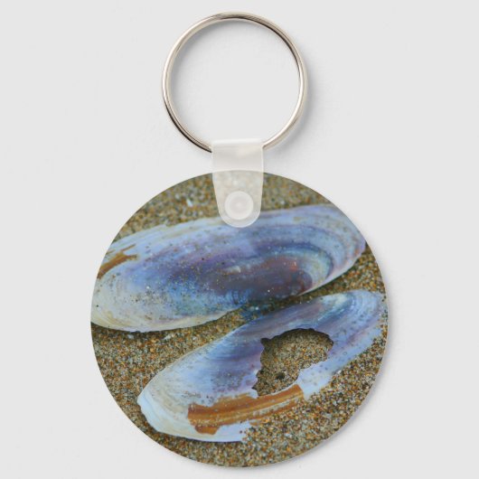 Razor Clam Shell, Oregon Sleutelhanger (Voorkant)