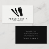 Razor- en Haarclippers Visitekaartje (Voorkant / Achterkant)