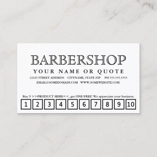 razor strepen trouwe punch - kaart (Voorkant)