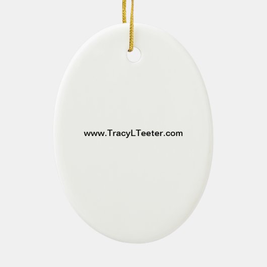 Razorback Hog Keramisch Ornament (Achterkant)