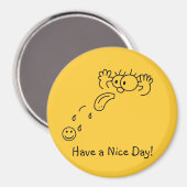 RazzBerry ont un Nice Day Magnet (Recto/Verso)