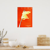 RAZZIA PASTA Al Dente Poster Art Déco Style (Cuisine)