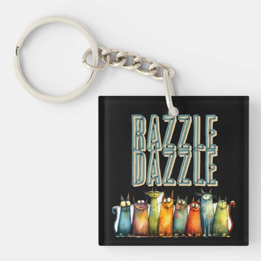 Razzle Dazzle Sleutelhanger (voorkant)