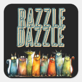 Razzle Dazzle Sticker (Voorkant)