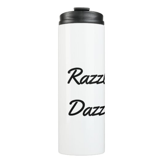 Razzle Dazzle Thermische Tumbler Thermosbeker (Voorkant)