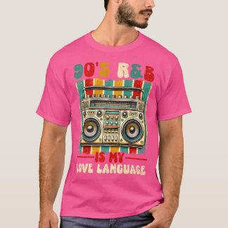 RB-muziekliefhebber 90's RB is mijn liefdestaal RN T-shirt