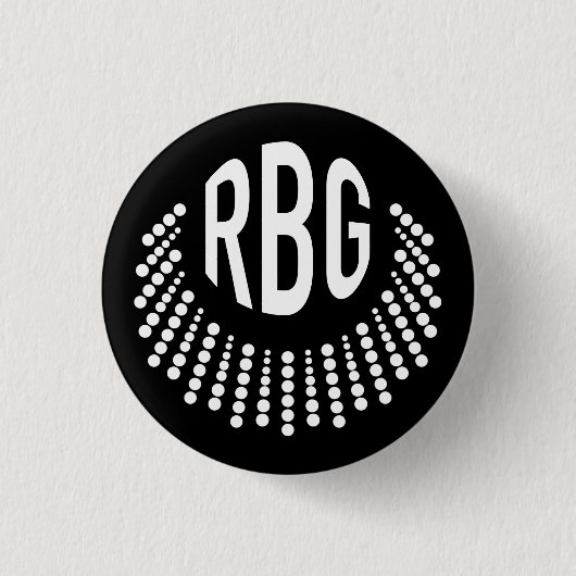 RBG Afgiftig Ketting | BUTTON | Zwart (Voorkant)