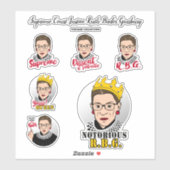 RBG-Cartoons Sticker (Vel)