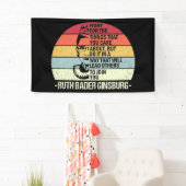 RBG citeert, vecht voor de dingen u om geeft Spandoek (Insitu)